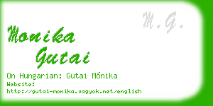 monika gutai business card